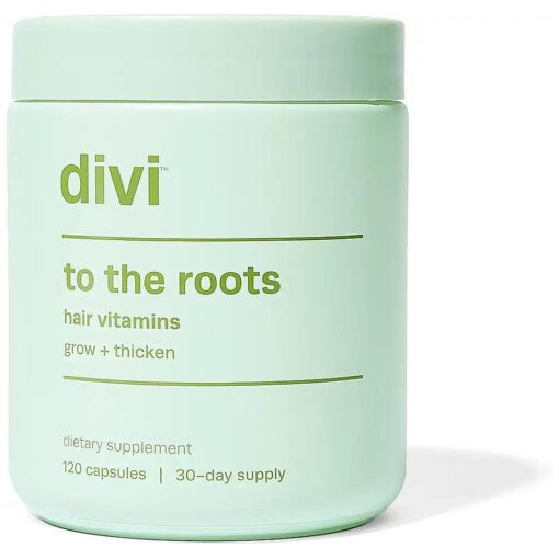 divi Hair Vitamins for Women and Men - Made with Clean and Science-Backed Ingredients to Grow + Thicken - Create a Healthy Hair Environment - 30 Day Supply, 120 Count