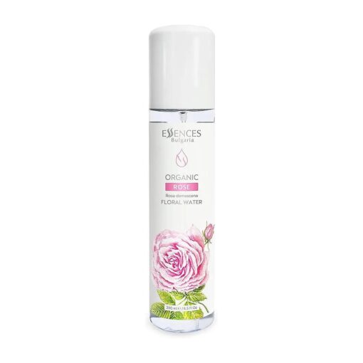 Essences Bulgaria | Organic Rose Floral Water 8.5 Fl Oz | 250ml | Rosa damascena | 100 % Pure and Natural | Anti-Age Refreshing Beauty Mist | Alcohol-Free | Makeup Remover | Hydrating | Vegan