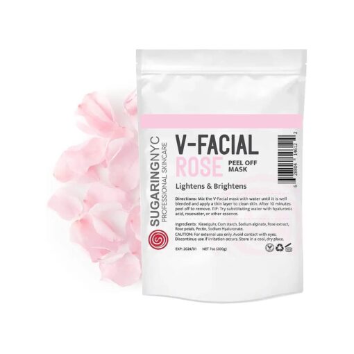 Bulgarian Rose Jelly Mask Vajacial Mask Rose with Rose Micro Elements V-Facial by Sugaring NYC 7oz 200g