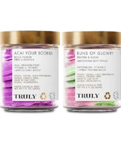 Beauty `` Booty & Boobies" Polish Bundle - Firms, Tightens, and Smoothens - Butt Acne Clearing Treatment, Butt and Breast Scrub - Smoothens and Tightens Skin for a Plumpier and Perkier Glow !