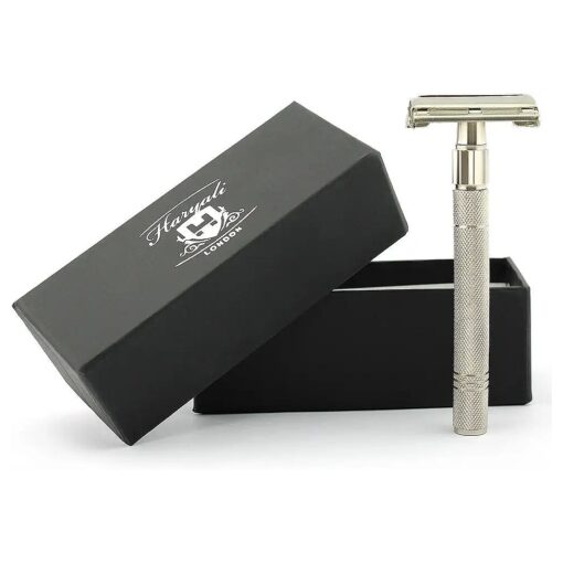 Twist Open Butterfly Style Men 's Shaving De Safety Razor ( Blades Not Included ), Classic Vintage Razor Made in Stainless Steel .