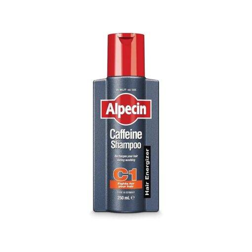 Alpecin C1 Caffeine Shampoo, 8.45 fl oz, Cleanses the Scalp to Promote Natural Hair Growth, Leaves Hair Feeling Thicker and Stronger