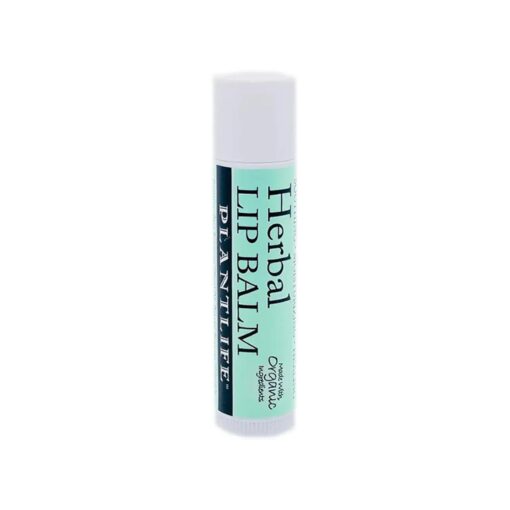 Plantlife Herbal Lip Balm - Organic Lip Balm Made with Beeswax, Calendula & Chamomile - Soothing Lip Balm for Chapped Lips - Helps Moisturize Lips & Works on Minor Cuts & Scrapes - Made in California