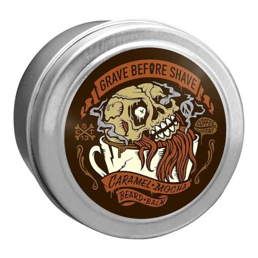 Grave Before Shave 4 oz Caramel Mocha Blend Beard Balm ( Caramel Mocha Coffee scent )