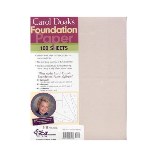 Carol Doak 's Foundation Paper, 8.5-x-11-inch