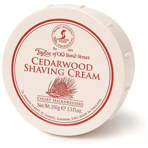 Taylor of Old Bond Cedarwood Shaving Cream, 0.33 Pound