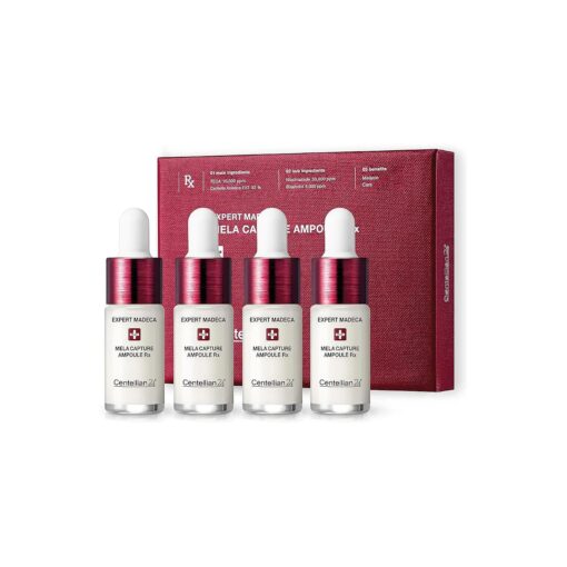 Centellian 24 Expert Ampoule ( Season 2, 0.2fl oz x 4 pcs ) - Korean Serum for Face, Soothing, Even Tone, Dry Sensitive Skin, TECA, Centella Asiatica, Gotu Kola .