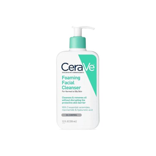 CeraVe Foaming Facial Cleanser, 12 Ounce