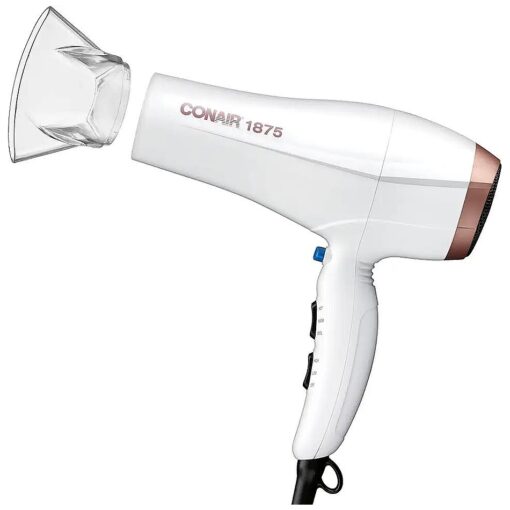 Conair Double Ceramic Hair Dryer | Blow Dryer with Ionic Conditioning | Includes Concentrator