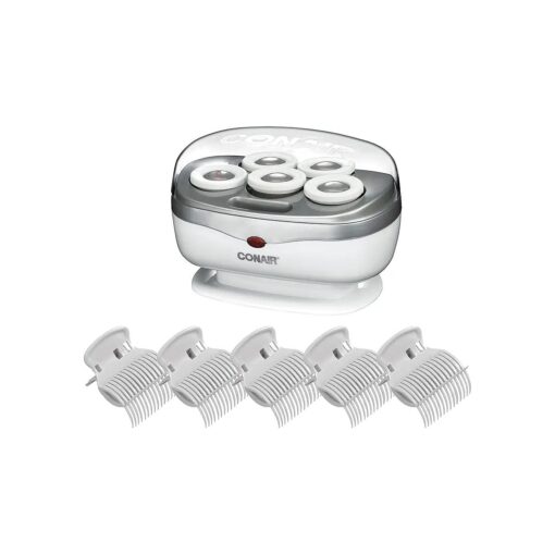 Ceramic 1 1/2-inch Hot Rollers, Super Clips Included, Perfect for Travel Domestic and Aboard with Dual Voltage