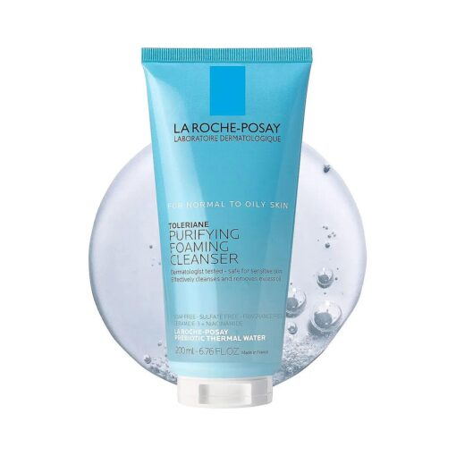 LA ROCHE POSAY Tolerianenormal To Oily Skinfoamtubefaceceramide-3, Niacinamidepurifyingfoaming Cleanser