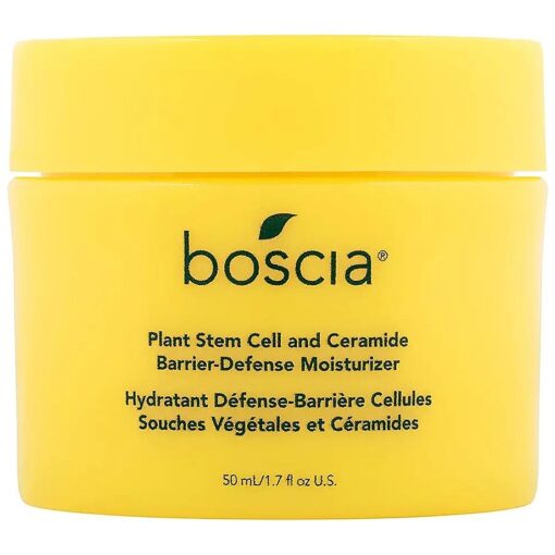 Boscia Plant Stem Cell & Ceramide Barrier-Defense Moisturizer - Vegan, Cruelty-Free, Natural Skin Care - Face Moisturizer with Ceramides, Essential Fatty Acids & More - For All Skin Types - 1.7 fl oz