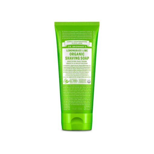 Dr Bronner Shaving Soap Lmngrss Lime