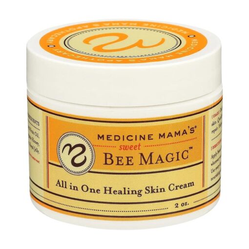 Sweet Bee Magic, All In One Healing Organic Skin Balm, Organic Skin Aid, Small Batch Crafted in USA, Certified Organic, All Natural Skin Aid- 2 Ounce Jar