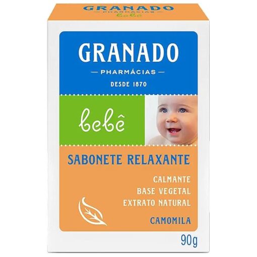 Granado - Linha Bebe - Sabonete em Barra Camomila 90 Gr - ( Granado - Baby Collection - Chamomile Bar Soap Net 3.1 Oz )