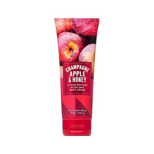 Bath and Body Works CHAMPAGNE APPLE & HONEY Ultra Shea Body Cream 8 Ounce ( 2019 Edition )