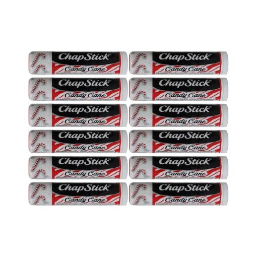 ChapStick Limited Edition Candy Cane, 12-Stick Refill Pack