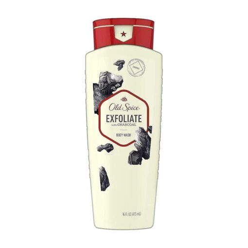 Old Spice Mens Body Wash Exfoliate With Charcoal 16 Oz