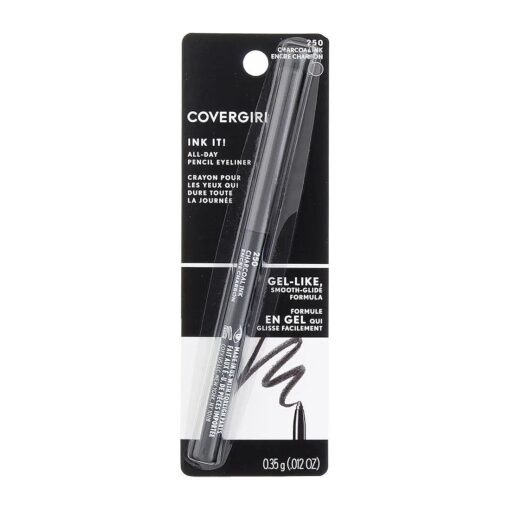 CoverGirl Ink It ! by Perfect Point Plus Eyeliner, Charcoal Ink [ 250 ] 0.06 oz ( Pack of 2 )