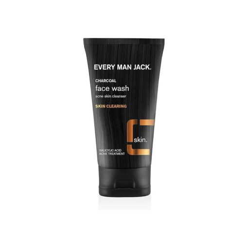 Every Man Jack Charcoal Face Wash, Skin Clearing, Fragrance Free, 5-ounce ( Pack of 1 ), SG_B002ATDRAE_US