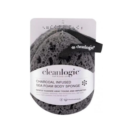 Clean Logic Charcoal Infused Foam Sea Sponge