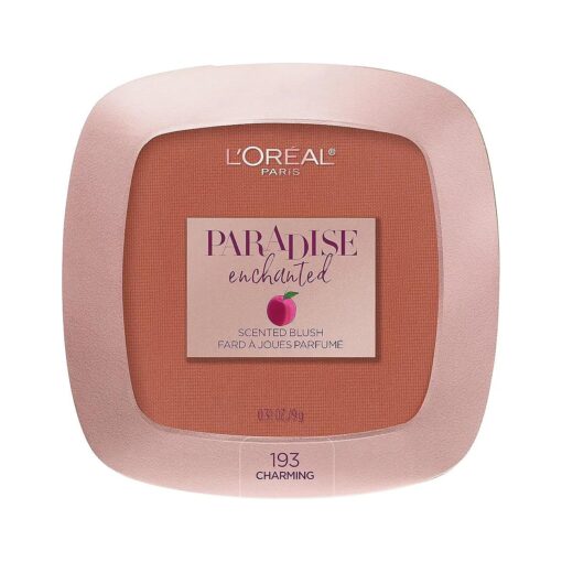 L'Oreal Paris Cosmetics Paradise Enchanted Fruit-Scented Blush Makeup, Charming, 0.31 Ounce