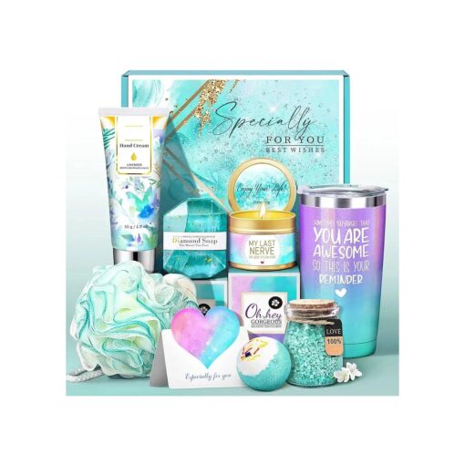 Birthday Gifts for Women, Gifts for Women Mom, Wife, Girlfriend, Sister, Friends, Her, Relaxing Spa Gifts Basket Self Care Gifts for Women Christmas, Valentine 's Day, Mother 's Day Gifts for Women