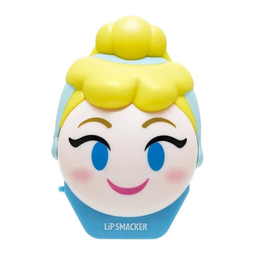 Lip Smacker Disney Cinderella Emoji Lip Balm Flavored, Bibbity Bobbity Berry, Clear, For Kids