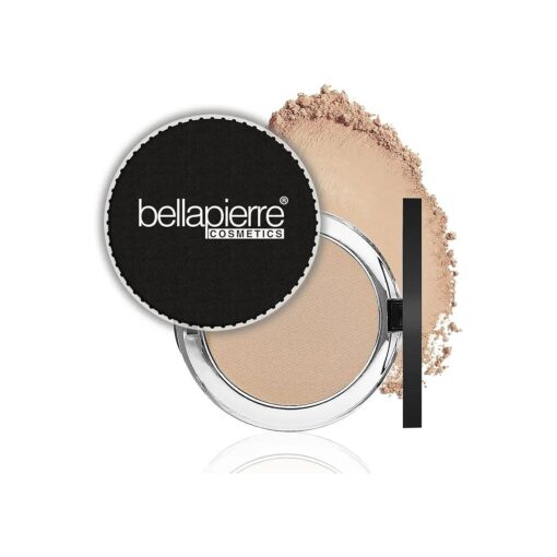 bellapierre Compact Mineral Foundation SPF 15 | Vegan & Cruelty Free | Full Coverage | Hypoallergenic & Safe for All Skin Types | Oil & Talc Free - 0.35 Oz - Cinnamon