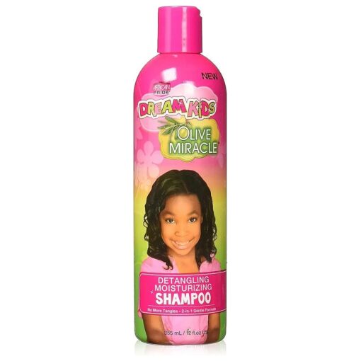 African Pride Dream Kids Olive Miracle Detangling Shampoo, 12 Ounce