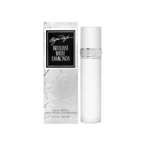 Elizabeth Taylor White Diamonds Brilliant Women 's Eau de Toilette Spray, 3.3 Fl Oz, Pack of 1