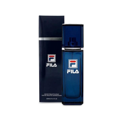 FILA Eau de Toilette for Men - Cool, Clean, Refreshing - A Classic Cologne For Men - Extra Strength, Long Lasting Scent Payoff - Trendy, Rectangular, Streamlined, Portable Bottle Design - 3.4 oz