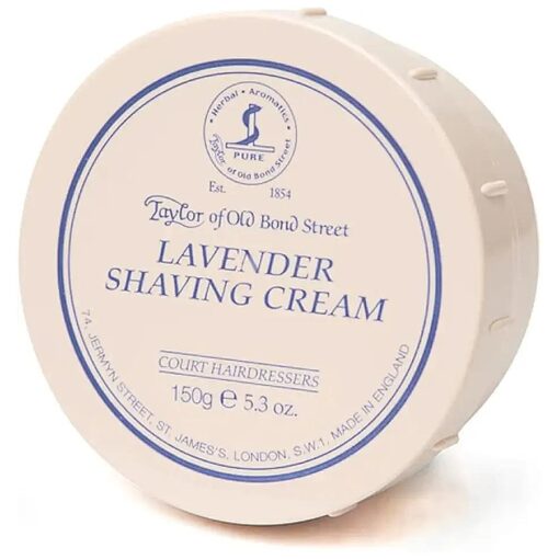 Taylor of Old Bond Street Lavender Shaving Cream Bowl, 5.3-Ounce 01003