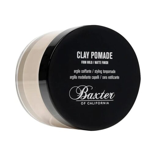 Baxter of California Clay Pomade Firm Hold / Matte Finish Hair Pomade for Men and Women, Perfect for Texturizing Straight or Wavy Hair - 2 Ounces