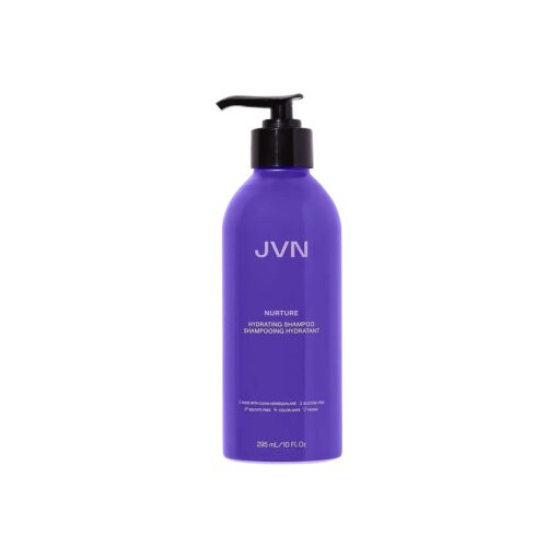 JVN Nurture Hydrating Shampoo, Moisturizing Shampoo for All Hair Types, Detangles & Softens Hair, Made with Clean Hemisqualane ( 10 Fl Oz )