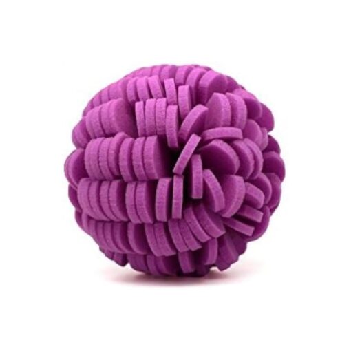 Body Buff - Foam Scrubber Loofah for Exfoliation & Cleansing - Removes Oil, Dirt, Impurities & Dead Skin - Sensitive, Dry, Oily, or Combination Skin - Customize Gentle to Clinical - Purple