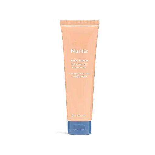 Nuria - Defend Face Exfoliator, Face Exfoliating Scrub Without Microbeads, Skin Care Essential for Women and Men, 120 mL/4.1 fl oz