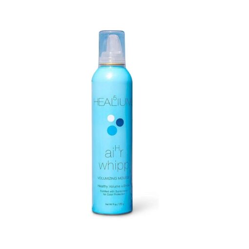 aiHr Whipp Mousse for Volumizing Fine, Thin Hair Weightless Clean Volume Thickening Quick Fix Hair Styling Foam Fortified with Wheat Germ Oil, Sunscreen UV Protection by Healium Hair