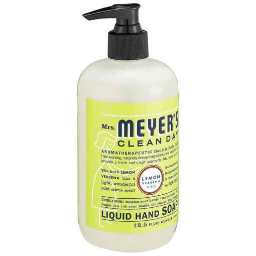 Mrs. Meyer 's Clean Day Liquid Hand Soap Lemon Verbena 12.5 Fl Oz ( Pack of 6 )