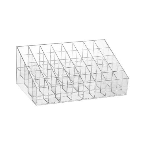 40 Grids Lipsticks Holder - Clear Acrylic Lipgloss Lipstick Organizer and Storage Display Case for Lip Gloss, Lipstick Tubes