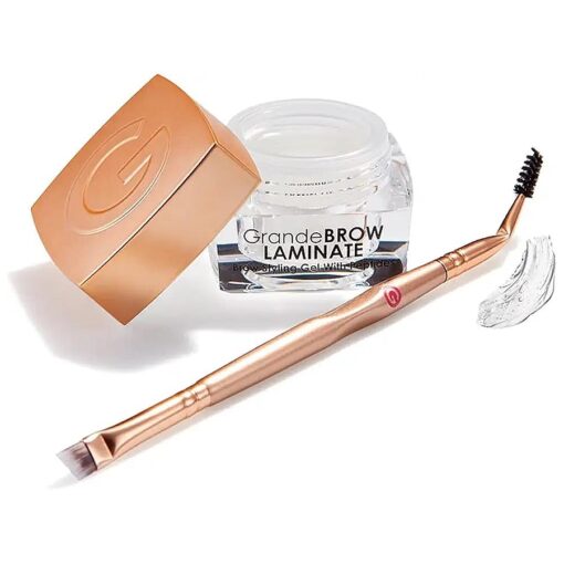 Grande Cosmetics Brow Lamination Gel | DIY Eyebrow Lamination | Shapes, Sculpts & Sets With 12-Hour Hold | Conditions & Nourishes For Healthier Looking Brows