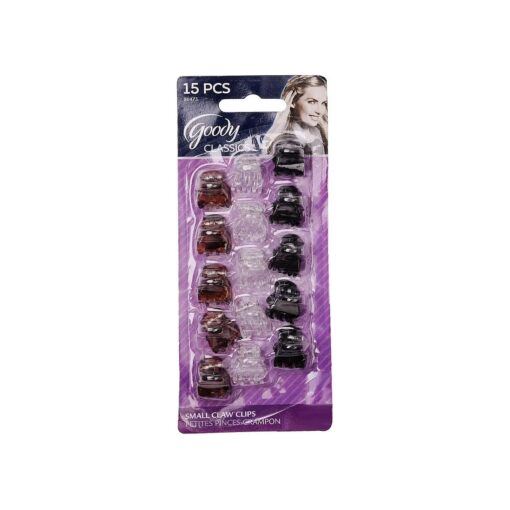 Goody WoMens Classics Mini Claw Clip, Micro, 15 Count