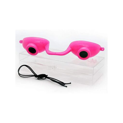 Super Sunnies Flex Flexible UV Eye Protection, FDA Compliant Individual Tanning Bed Goggles Eyeshields, With a Clear Case/Box