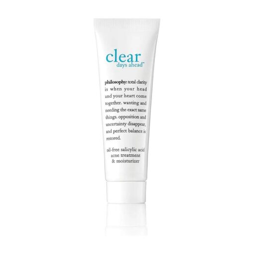 philosophy clear days ahead acne treatment and moisturizer