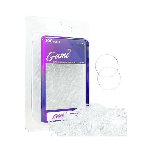 Gumi Clear Elastics 3/4 inch Hair Band ( Small )