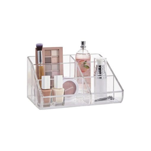 Makeup Organizer - Organize Cosmetics and Beauty Supplies - Acrylic Bathroom Organizers - Clear Plastic Storage Bins For Vanity