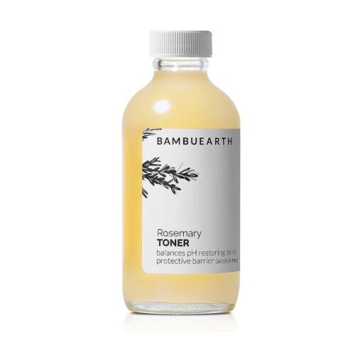 Bambu Earth Rosemary Toner with Witch Hazel - Alcohol-Free Toner with Organic Ingredients for Balancing pH Level - Facial Toner for Women That Helps Tone The Skin ( 4 oz )