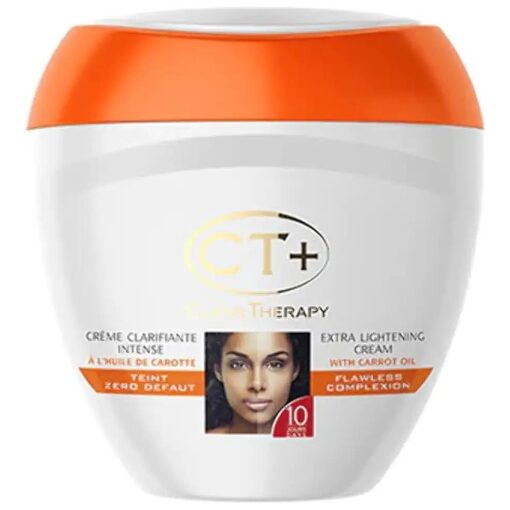 Clear Therapy + Extra Lightening Cream with" Carrot Oil" 400ml