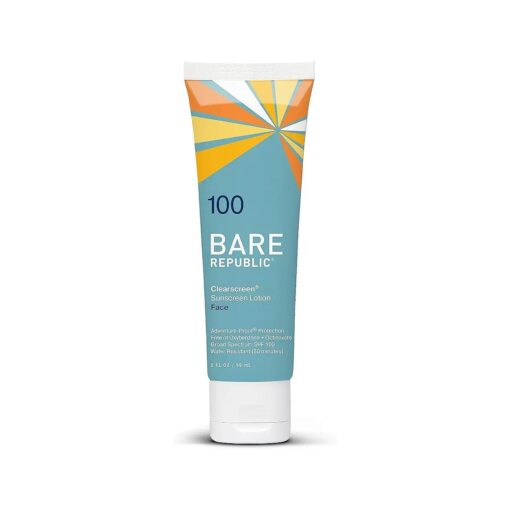 Clearscreen Sunscreen SPF 100 Sunblock Face Lotion, Water Resistant with an Invisible Finish, 2 Fl Oz