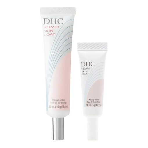 DHC Velvet Skin Coat and Velvet Skin Coat Travel Size 0.52 oz, Net wt, and 0.18 Net wt .